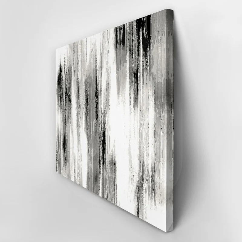 Πινακας σε καμβά BLACK AND WHITE STRIPES