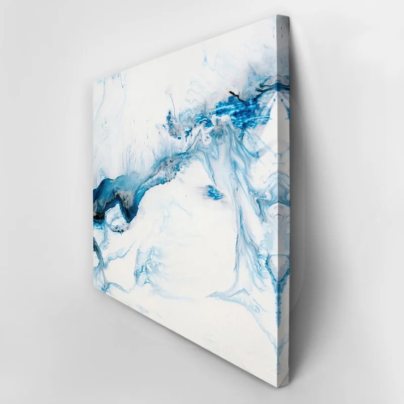 Πινακας σε καμβά BLUE CREATIVE ABSTRACT BACKGROUND 2