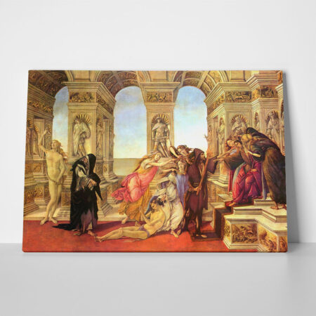 Πινακας σε καμβά BOTTICELLI - LA CALUNNIA DI APELLE - Botticelli Sandro