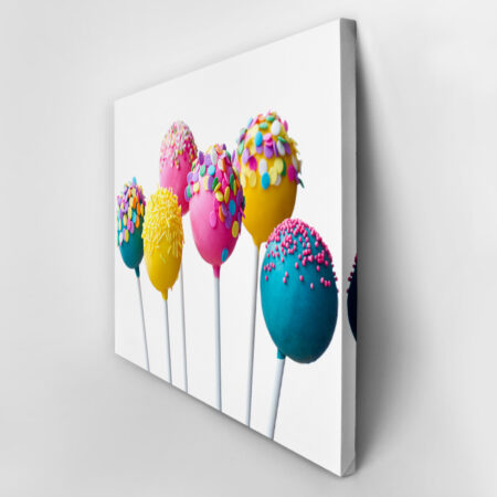 Πινακας σε καμβά CAKE POPS - Food and Drink Sticky 2