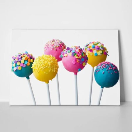 Πινακας σε καμβά CAKE POPS - Food and Drink