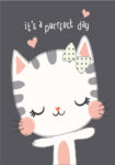 Πινακας σε καμβά CAT PERFECT DAY