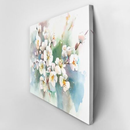 Πινακας σε καμβά CHERRY BLOSSOM WATERCOLOR - Ανθη Δεντρων Sticky 2
