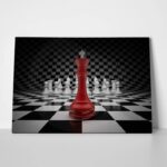 Πινακας σε καμβά CHESS BATTLE