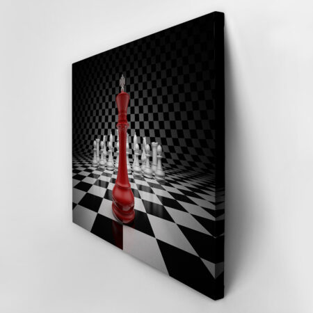 Πινακας σε καμβά CHESS BATTLE - Αθληματα και Χομπυ Sticky 2