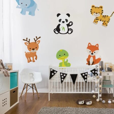 Αυτοκολλητο τοιχου CUTE ANIMAL SET - Βρεφικα & Παιδικά