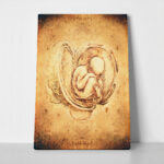Πινακας σε καμβά DA VINCI - STYLE FETUS
