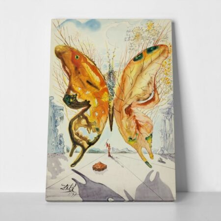 Πίνακας σε καμβά DALI - VENUS BUTTERFLY - Salvador Dali Sticky 1