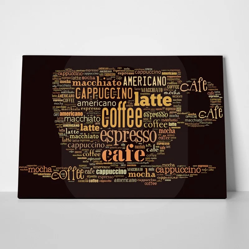 Πινακας σε καμβά DECORATE CAFE
