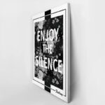 Πινακας σε καμβά ENJOY THE SILENCE