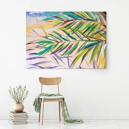 Πινακας σε καμβά EXPRESSIONISTIC PALM TREE - Πινακες σε καμβα