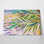 Πινακας σε καμβά EXPRESSIONISTIC PALM TREE