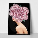 Πινακας σε καμβά FLORAL WOMAN 3