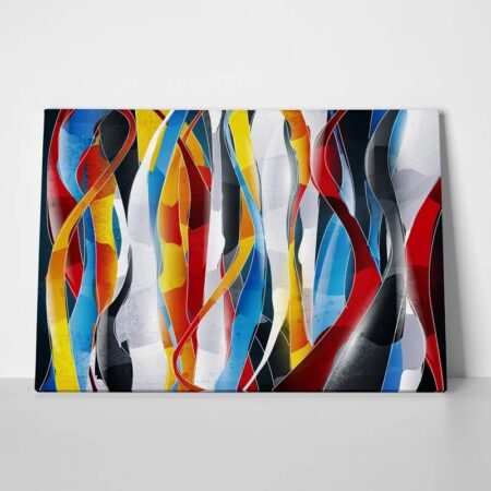 Πινακας σε καμβά GRAFFITI STRIPES - Αφηρημενα και Abstract