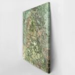 Πινακας σε καμβά GREEN ABSTRACT PALETTE KNIFE