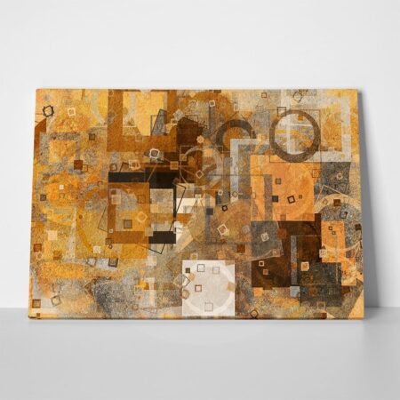 Πινακας σε καμβά GRUNGE ABSTRACT SHAPES 3 - Αφηρημενα και Abstract Sticky 1