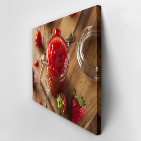Πινακας σε καμβά HOMEMADE STRAWBERRY - Food and Drink Sticky 2