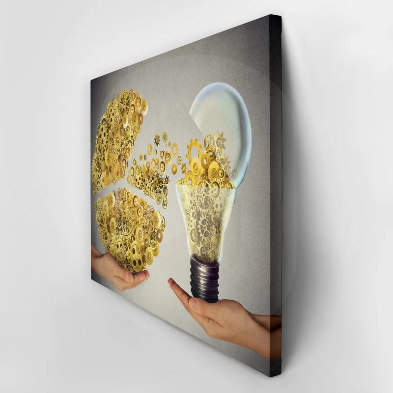 Πινακας σε καμβά IDEAS