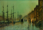 Πινακας σε καμβά JOHN ATKINSON - SHIPPING ON THE CLYDE