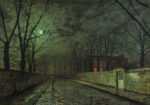 Πινακας σε καμβά JOHN ATKINSON - SILVER MOONLIGHT