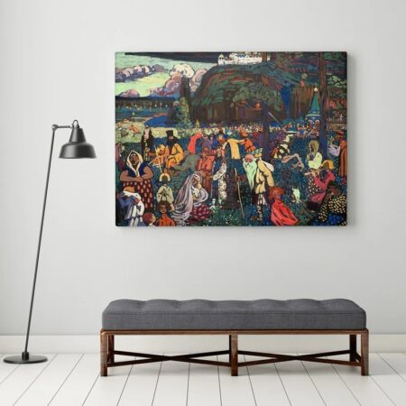 Πινακας σε καμβά KANDINSKY - COLOURFUL LIFE
