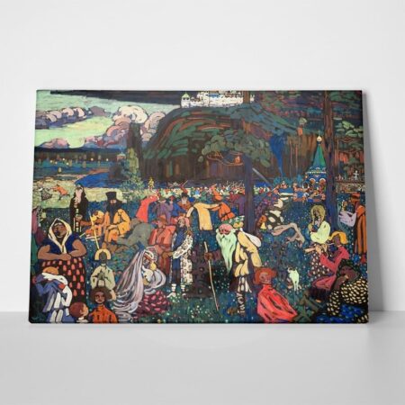 Πινακας σε καμβά KANDINSKY - COLOURFUL LIFE - Wassily Kandinsky Sticky 1