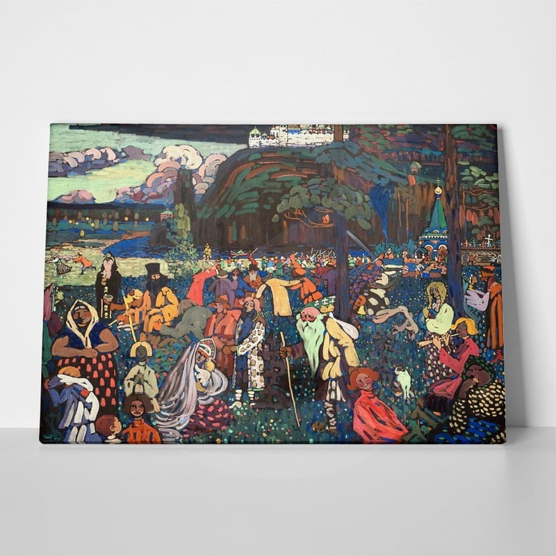 Πινακας σε καμβά KANDINSKY - COLOURFUL LIFE