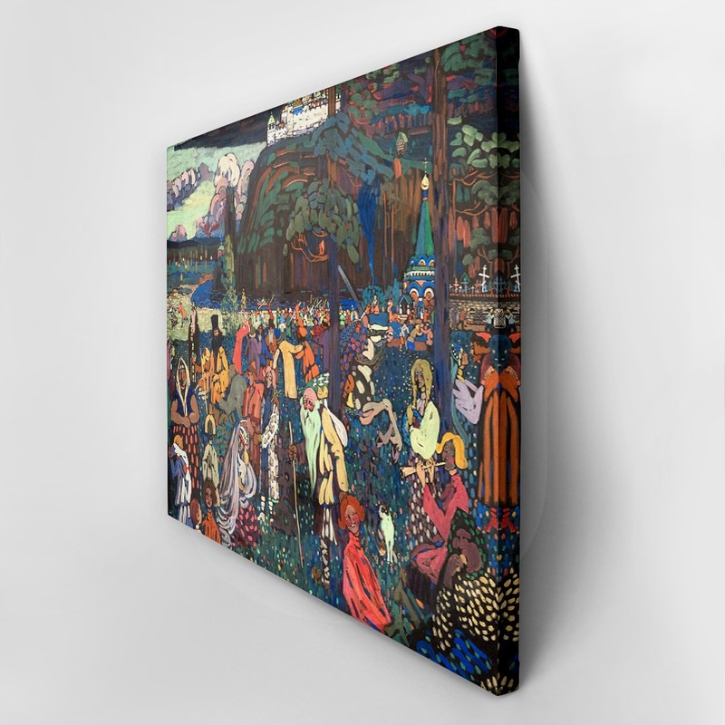 Πινακας σε καμβά KANDINSKY - COLOURFUL LIFE
