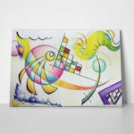 Πινακας σε καμβά KANDINSKY - NON OBJECTIVE ART