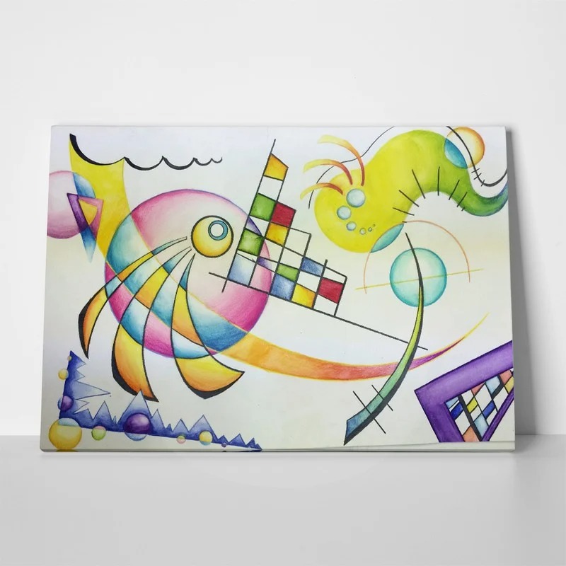 Πινακας σε καμβά KANDINSKY - NON OBJECTIVE ART