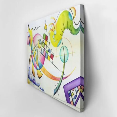 Πινακας σε καμβά KANDINSKY - NON OBJECTIVE ART - Wassily Kandinsky Sticky 2