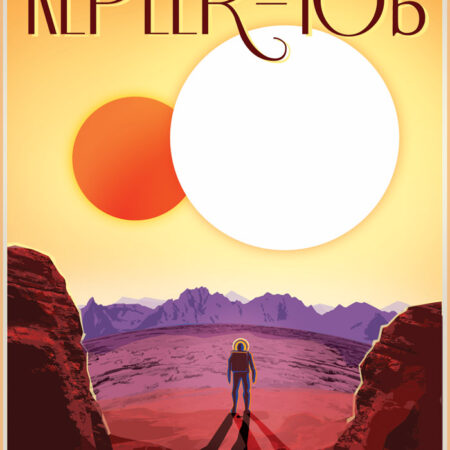 Πινακας σε καμβά KEPLER 16b - Διαστημα και Τεχνολογια Sticky 4
