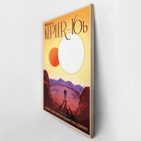 Πινακας σε καμβά KEPLER 16b - Διαστημα και Τεχνολογια Sticky 2