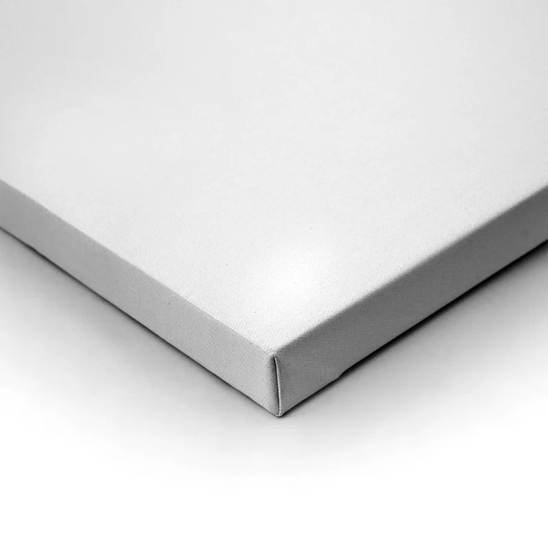 Πινακας σε καμβά LOTUS FLOWER GREY WHITE