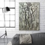 Πινακας σε καμβά MONDRIAN - COMPOSITION TREES 2