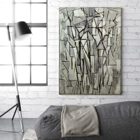 Πινακας σε καμβά MONDRIAN - COMPOSITION TREES 2 - Mondrian Piet