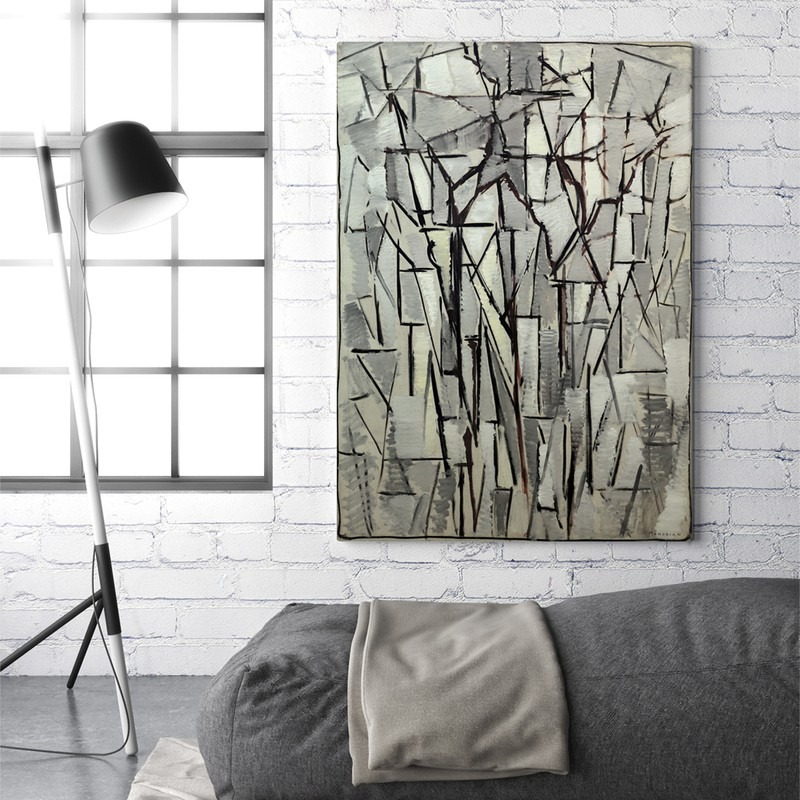 Πινακας σε καμβά MONDRIAN - COMPOSITION TREES 2