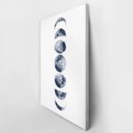Πινακας σε καμβά MOON PHASES WATERCOLOR