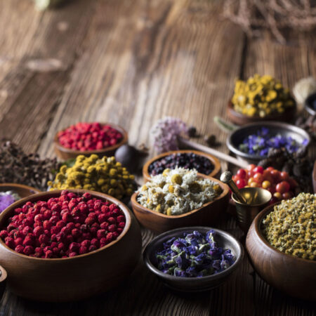 Πινακας σε καμβά NATURAL HERBS MEDICINE - Botanical - Φυτα Sticky 4
