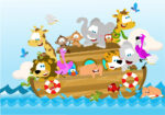Πινακας σε καμβά NOAH'S ARK