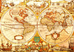 Πινακας σε καμβά OLD MAP