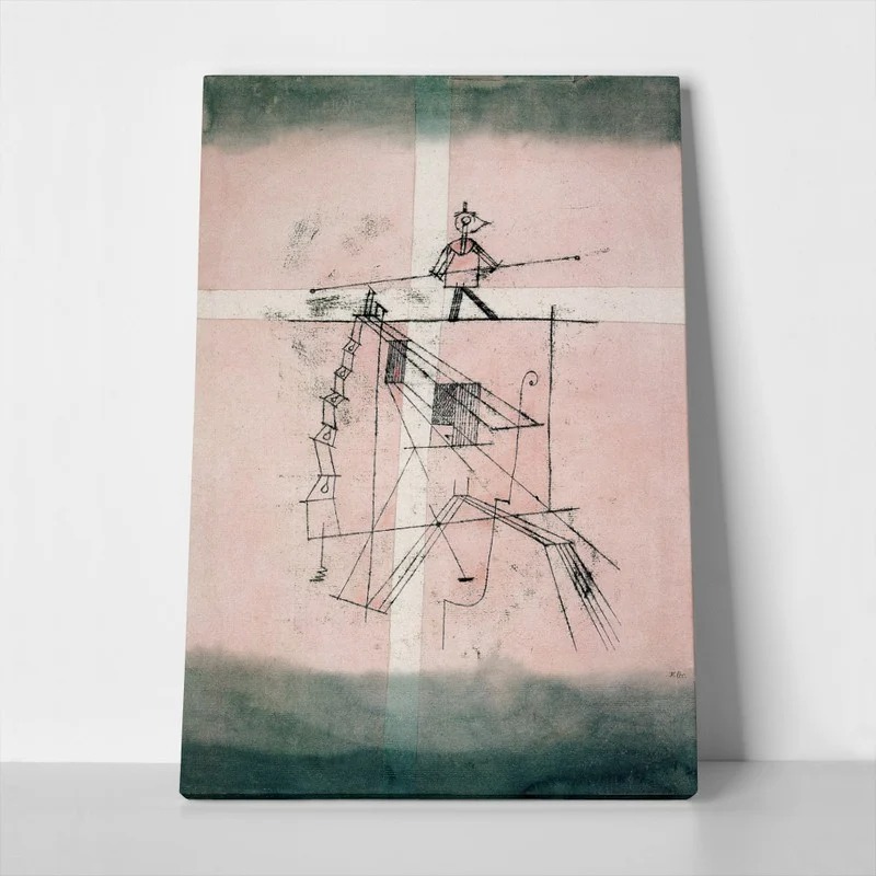 Πινακας σε καμβά PAUL KLEE - THE TIGHTROPE WALKER