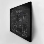 Πινακας σε καμβά PHYSICAL FORMULAS CHALKBOARD