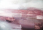 OUTLET Πίνακας σε καμβά PINK – GREY ABSTRACT ART 80x50cm