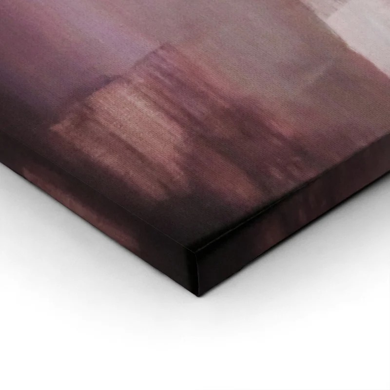OUTLET Πίνακας σε καμβά PINK – GREY ABSTRACT ART 80x50cm