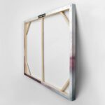 OUTLET Πίνακας σε καμβά PINK – GREY ABSTRACT ART 80x50cm