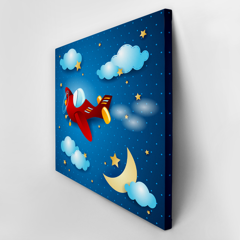 Πινακας σε καμβά RED AIRPLANE