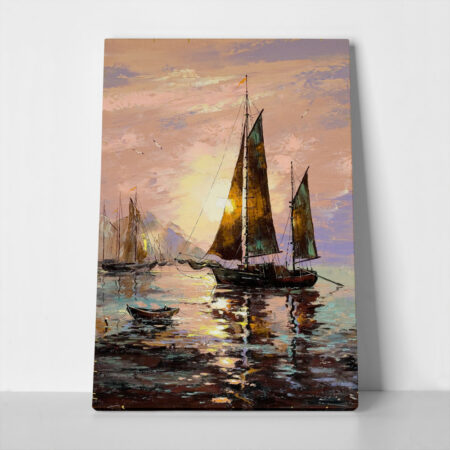 Πινακας σε καμβά SAILING BOAT 2 - Βαρκες και Καραβια