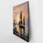 Πινακας σε καμβά SAILING BOAT 2