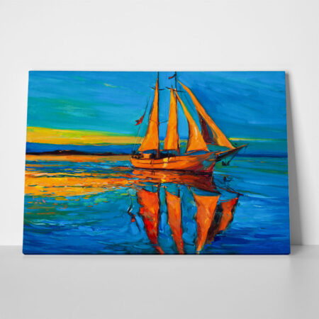 Πινακας σε καμβά SAILING SHIP - Βαρκες και Καραβια